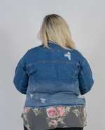 Load image into Gallery viewer, Favorite Distressed Denim Jacket
