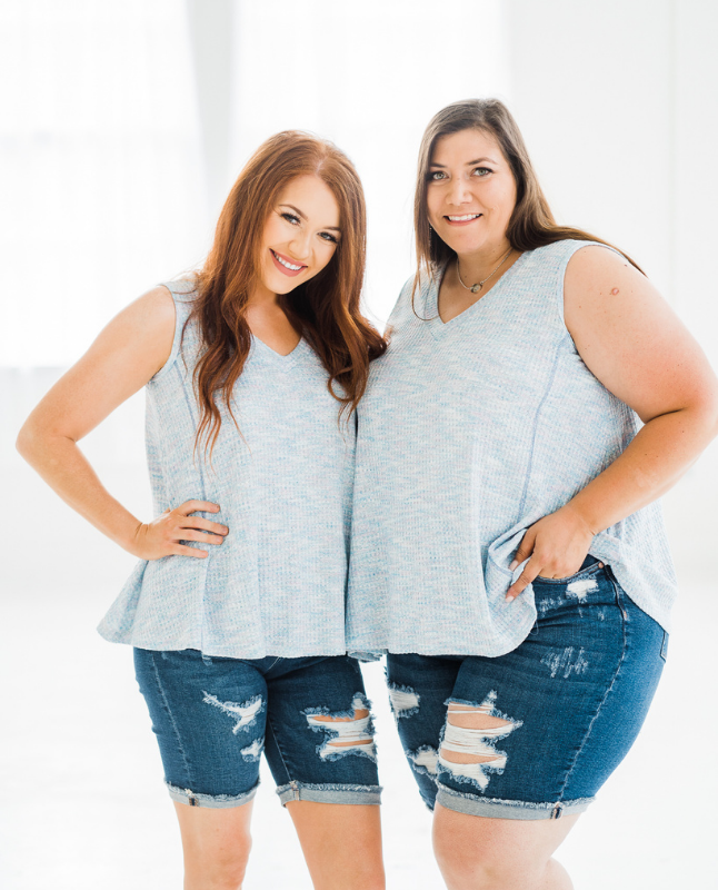 Lake Side Tank Top - Blue