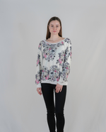 Load image into Gallery viewer, Doodled Daisy Lightweight Sweatshirt
