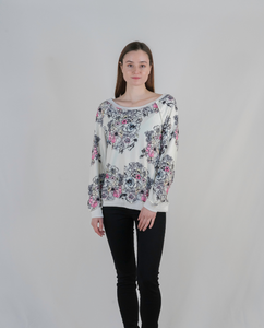 Doodled Daisy Lightweight Sweatshirt