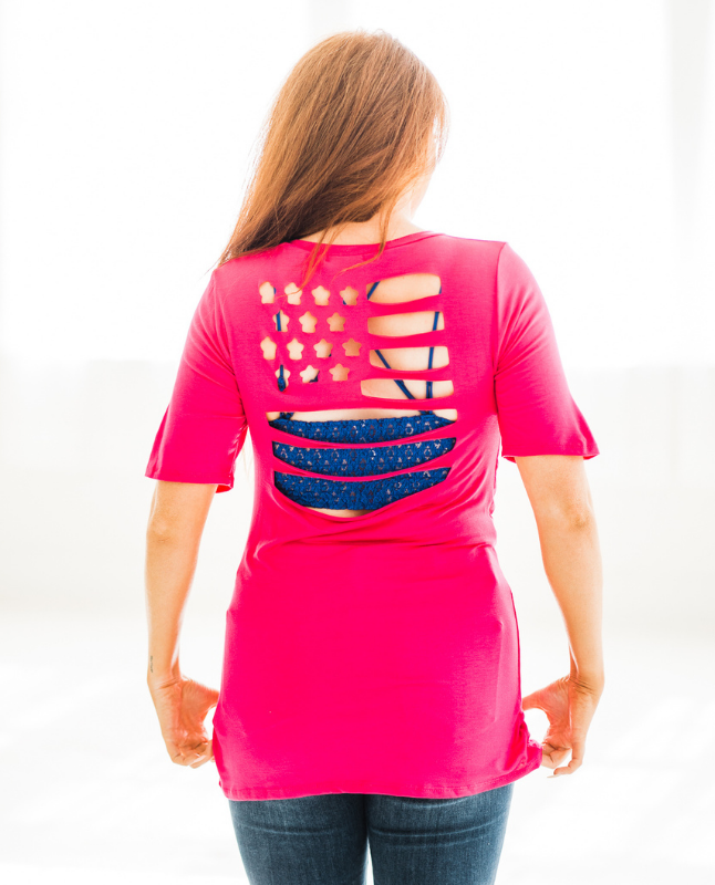 Freedom in Fuchsia Tunic