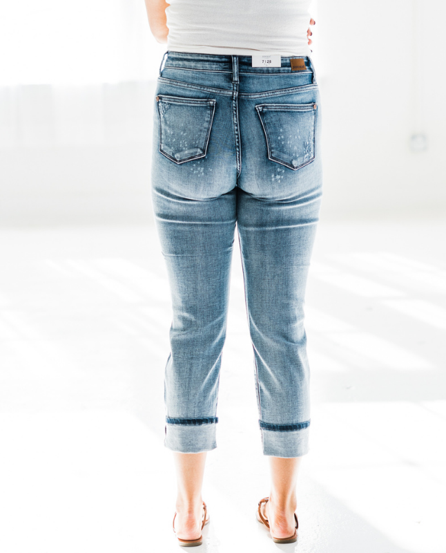 Destroyed Judy Blue Boyfriend Jeans