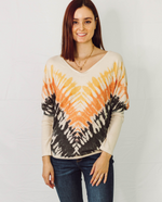 Load image into Gallery viewer, Peace, Love &amp; Style Chevron Long Sleeve
