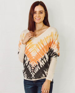 Peace, Love & Style Chevron Long Sleeve