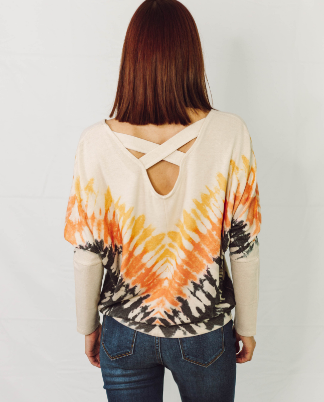 Peace, Love & Style Chevron Long Sleeve