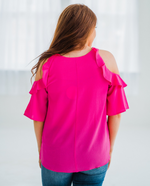 Load image into Gallery viewer, Shockingly Perfect Blouse - Hot Pink
