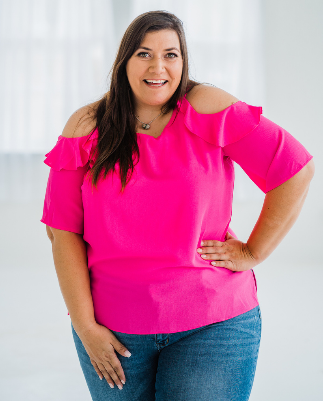 Shockingly Perfect Blouse - Hot Pink