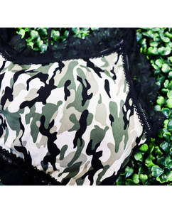 Not So Racey Lacey Bralette - Camo