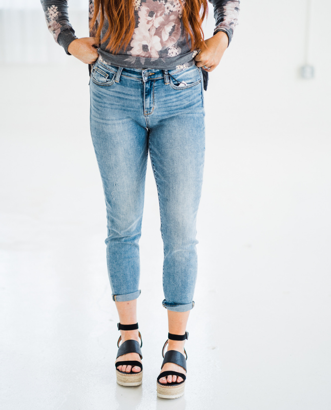 Ready for Everything Judy Blue Double Cuff Jeans