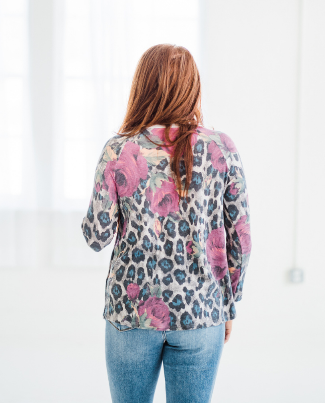 Floral Leopard Weekender