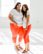 Load image into Gallery viewer, Quintessential Spring Jeggings in Coral
