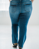 Load image into Gallery viewer, Judy Blue Bootcut Jeans - Whiskered Medium Wash
