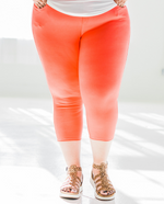 Load image into Gallery viewer, Quintessential Spring Jeggings in Coral
