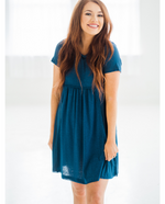 Load image into Gallery viewer, Teal Studio Lights Dress
