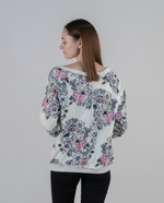 Load image into Gallery viewer, Doodled Daisy Lightweight Sweatshirt
