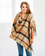 Load image into Gallery viewer, Fall Days Forever Convertible Poncho
