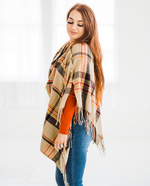 Load image into Gallery viewer, Fall Days Forever Convertible Poncho
