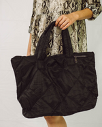 Load image into Gallery viewer, Quilted Shoulder Tote Bag
