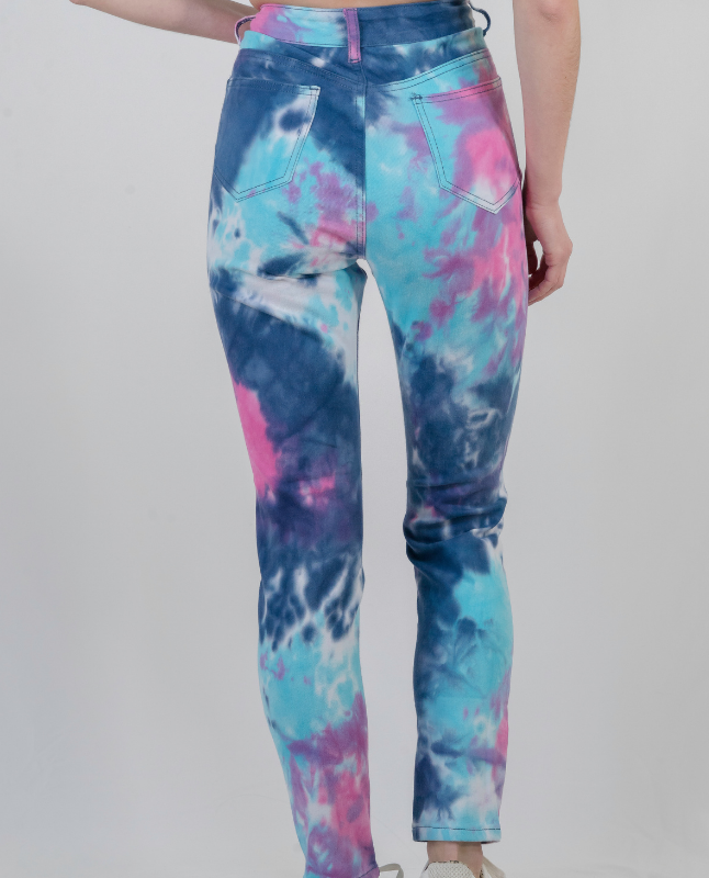 Groovy Galaxy Tie Dye Jeans