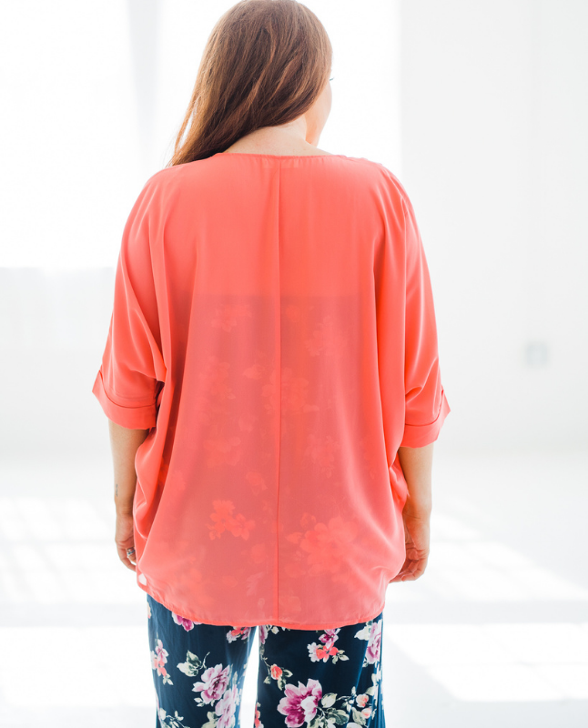 Poppy Fields Chiffon Cardigan