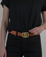 Load image into Gallery viewer, Double G Camel Belt
