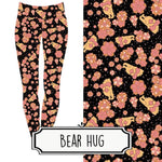 Load image into Gallery viewer, Bear Hug Valentine&#39;s Leggings
