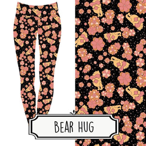 Bear Hug Valentine's Leggings