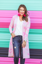 Load image into Gallery viewer, Cupid Pink Leopard Cardigan
