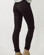 Load image into Gallery viewer, KanCan Black High Rise Ankle Skinny Jeans
